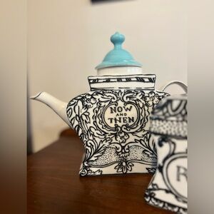 Anthropologie Discontinued Molly Hatch Teapot and Canister